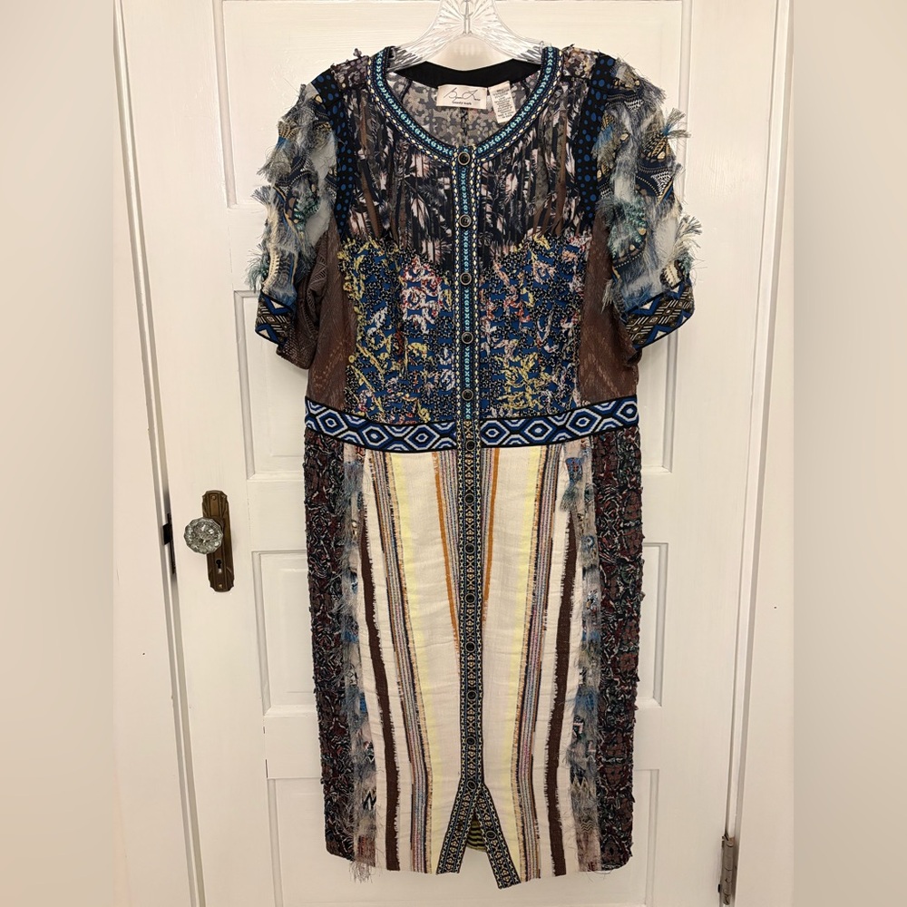 EUC Stunning Byron Lars sheath dress 12